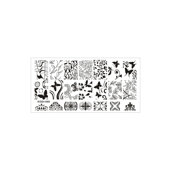 Stamping Plate KODI-008 (metal) - Kodi Professional