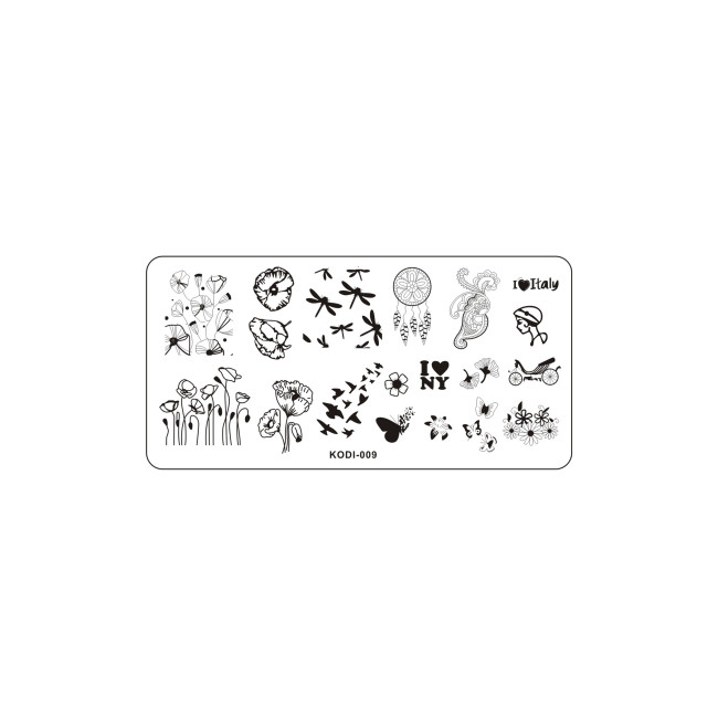 Stamping Plate KODI-009 (metal) - Kodi Professional