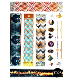 Флэш-тату (временные татуировки-наклейки) Tattoo Style T025