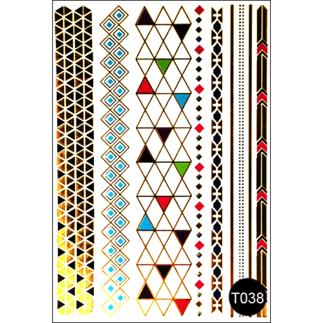 Флэш-тату (временные татуировки-наклейки) Tattoo Style T038 - Kodi Professional