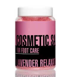 Lavender Relaxation Cosmetic Salt for Feet, 450 g