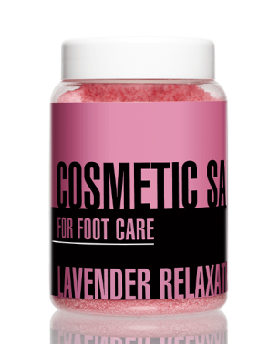 Lavender Relaxation Cosmetic Salt for Feet, 450 g