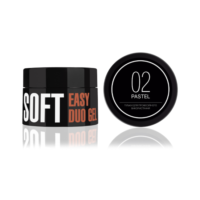 Easy Duo Gel Soft "Pastel" 02 (Acrylic-Gel), 35 g - Kodi Professional