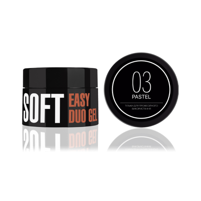 Easy Duo Gel Soft "Pastel" 03 (Acrylic-Gel), 35 g - Kodi Professional