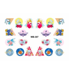 Slider Design with White Backing WB-307