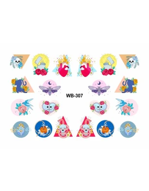 Slider Design with White Backing WB-307