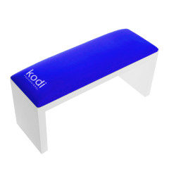 Armrest with White Legs "Electric blue"