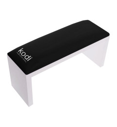 Armrest on white legs, color: black