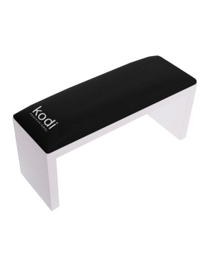 Armrest on white legs, color: black