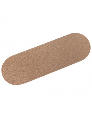 Replacement Files for Pedicure 100 grit (Color: Beige, Size 135/44 mm), 25 pcs/pack