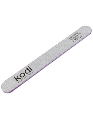 № 101 Straight Nail File 120/120 (Color: Gray, Size: 178/19/4)