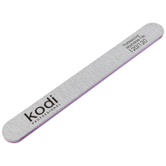 № 101 Straight Nail File 120/120 (Color: Gray, Size: 178/19/4) - Kodi Professional