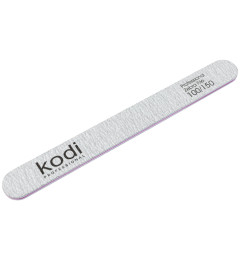 №140 Nail File Straight 100/150 (Color: Light Gray, Size: 178/19/4)