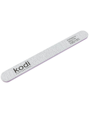 №140 Nail File Straight 100/150 (Color: Light Gray, Size: 178/19/4)