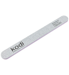 №142 Nail File Straight 120/240 (Color: Light Gray, Size: 178/19/4)