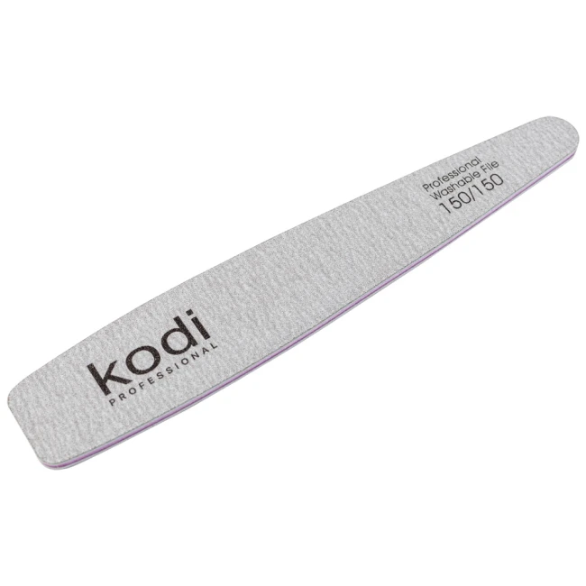 №146 Nail File Cone150/150 (Color: Light Gray, Size:178/32/4) - Kodi Professional