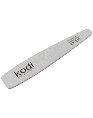 №148 Nail File Cone 220/220 (Color: Light Gray, Size:178/32/4)