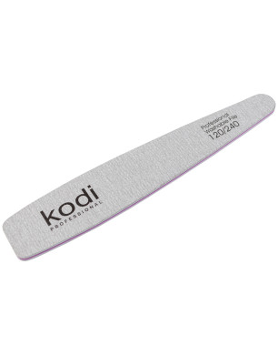 №153 Nail File Cone 120/240 (Color: Light Gray, Size:178/32/4)