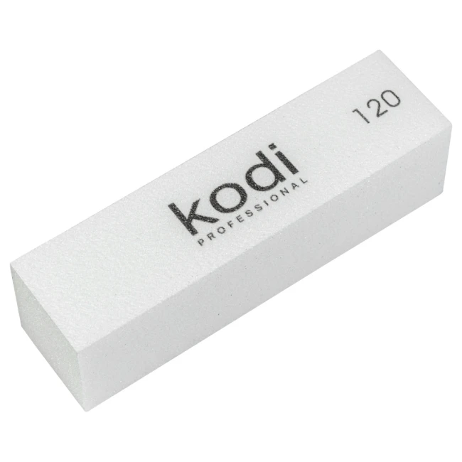 № 174 Buff-Bar, Abrasiveness 120 (Color: White, Size: 95/25/25) - Kodi Professional