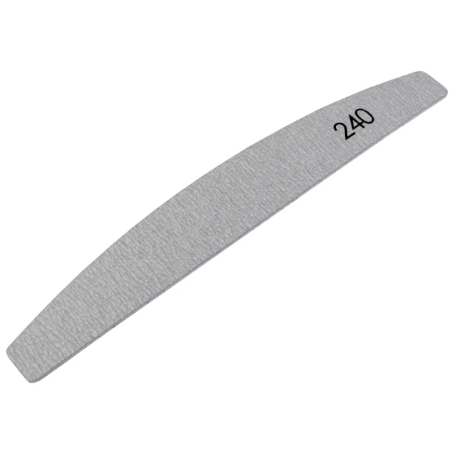 №179 Replaceable File «Crescent»240 Grit (Color: Gray, Size 178/28 mm), 25pcs/pack №179 Replaceable File «Crescent»240 Grit (Color: Gray, Size 178/28 mm), 25pcs/pack - Kodi Professional