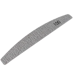 №180 Replaceable File «Crescent» 100 Grit (Color: Brown, Size 178/28 mm), 25pcs/pack