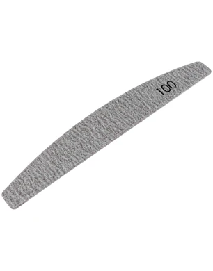№180 Replaceable File «Crescent» 100 Grit (Color: Brown, Size 178/28 mm), 25pcs/pack