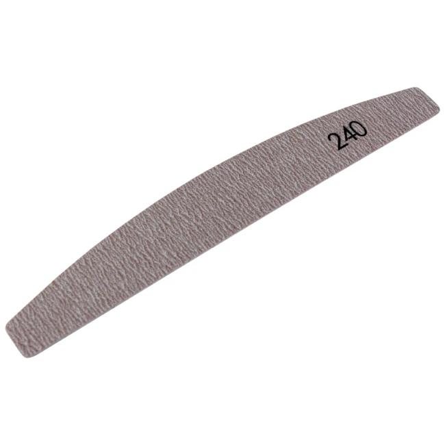 №182 Replaceable File «Crescent»240 Grit (Color: Brown, Size 178/28 mm), 25pcs/pack №182 Replaceable File «Crescent»240 Grit (Color: Brown, Size 178/28 mm), 25pcs/pack - Kodi Professional