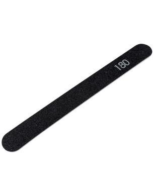 №184 Replaceable File for Straight Base 180 Grit (Color: Black, Size 178/19 mm), 25pcs/pack