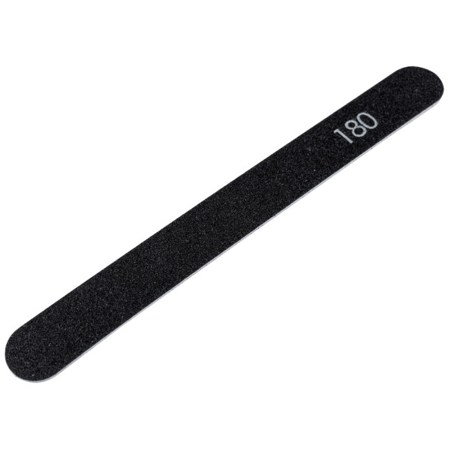 №184 Replaceable File for Straight Base 180 Grit (Color: Black, Size 178/19 mm), 25pcs/pack - Kodi Professional