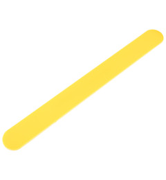 № 186 Plastic Base for Straight Nail File (Color: Yellow, Size: 178/19 mm)