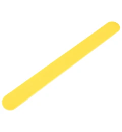 № 186 Plastic Base for Straight Nail File (Color: Yellow, Size: 178/19 mm)