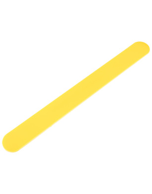 № 186 Plastic Base for Straight Nail File (Color: Yellow, Size: 178/19 mm)