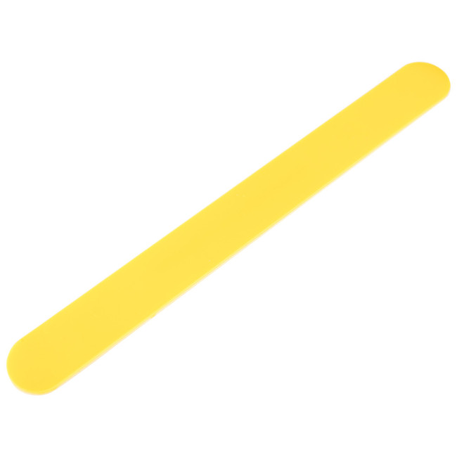 №186 Пластиковая основа к пилке для ногтей прямой формы (цвет: желтый, размер: 178/19 мм) - Kodi Professional