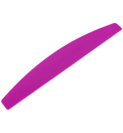 № 188 Plastic Base for Nail File "Crescent" (Color: Fuchsia, Size: 178/28 mm)