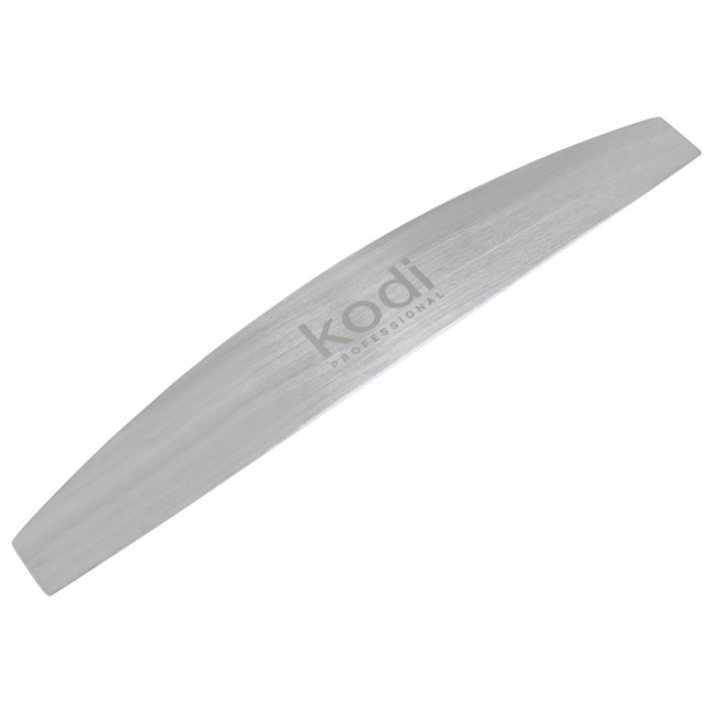 № 190 Metal Base for Nail File "Crescent" (Color: Gray, Size: 178/28 mm) - Kodi Professional