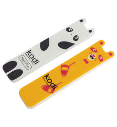 №199 Children’s Set for Nails: Nail File 180/220 “Panda”, Polisher 400/300 “Raccoon”