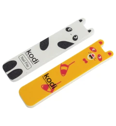 №199 Children’s Set for Nails: Nail File 180/220 “Panda”, Polisher 400/300 “Raccoon”
