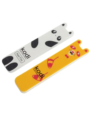 №199 Children’s Set for Nails: Nail File 180/220 “Panda”, Polisher 400/300 “Raccoon”