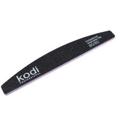 № 33 Nail File "Crescent" 80/80 (Color: Black, Size: 178/28/4)