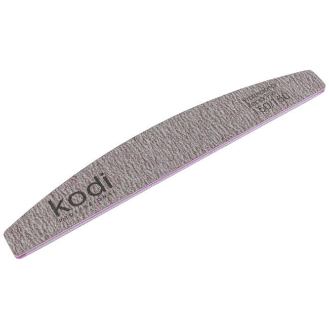 № 69 Nail File "Crescent" 150/150 (Color: Brown, Size: 178/28/4) - Kodi Professional