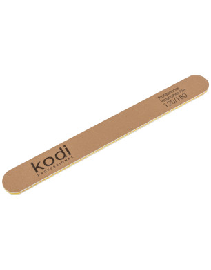 № 8 Straight Nail File 120/180 (Color: Golden, Size: 178/19/4)