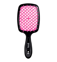 Soft Touch Hairbrush Black/Pink