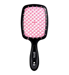 Soft Touch Hairbrush Black/Light Pink