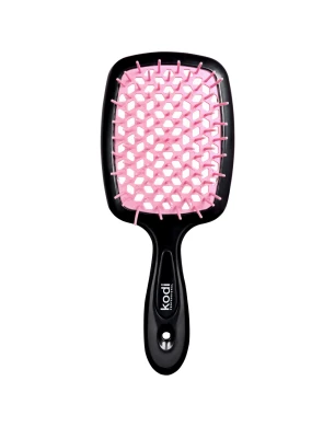 Soft Touch Hairbrush Black/Light Pink
