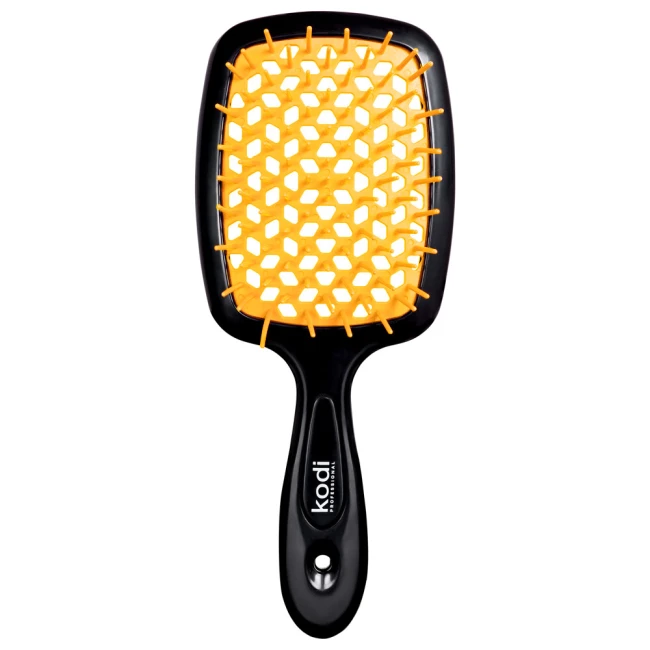 Soft Touch Hairbrush Black/Orange Soft Touch Hairbrush Black/Orange - Kodi Professional