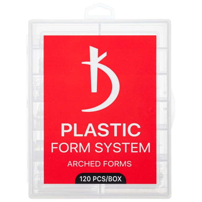 Top arched forms for nail extensions Arched forms, 120 pcs / pack. - Kodi Professional