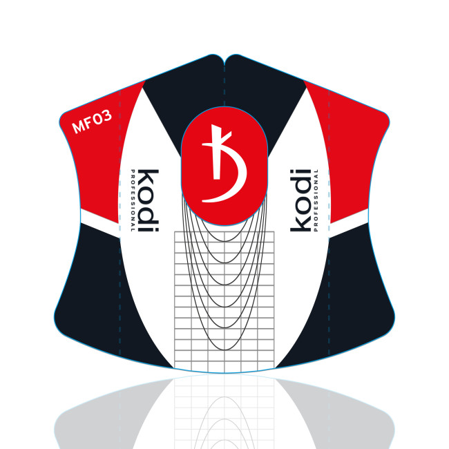 Set of Forms for Nail Modeling MF03 (100 pcs) - Kodi Professional