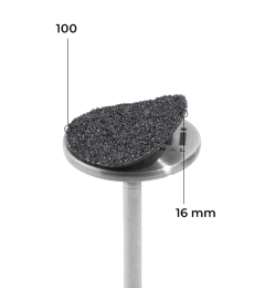 Диск 16 мм (черные, 100 грит, без мп, 50 шт.)