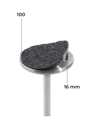 Диск 16 мм (черные, 100 грит, без мп, 50 шт.)