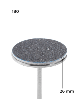 Диск 26 мм (черные, 180 грит, мп, 50 шт.)